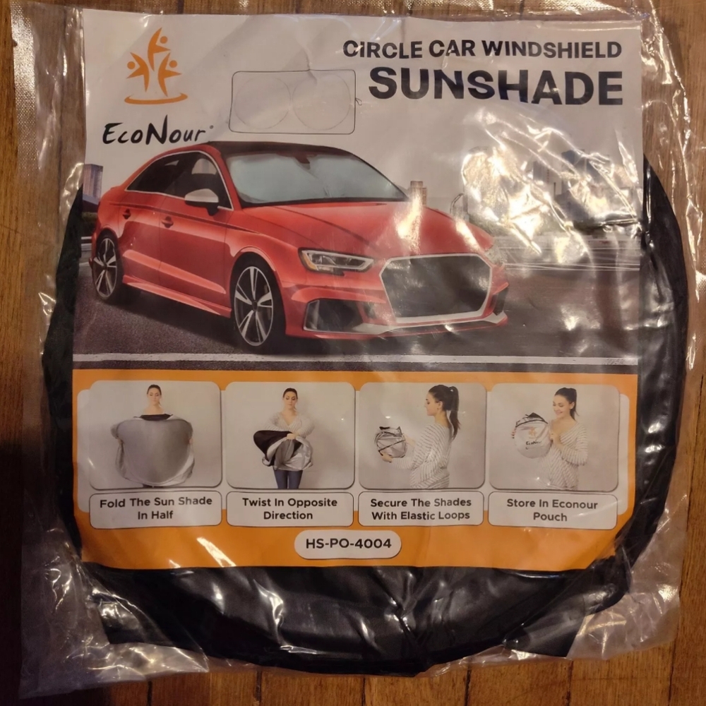 EcoNour Circle Car Windshield Sunshade